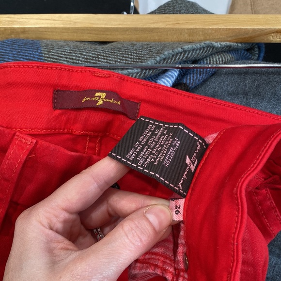 Like new coated skinny jean - 7 by all mankind - Picture 3 of 3